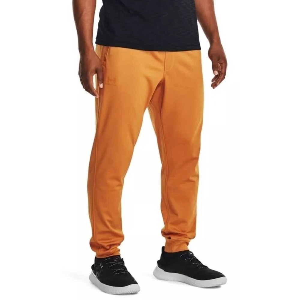 Under Armour Mens Sportstyle Tricot Jogger Pants Orange 1290261-802 Sz Small NWT